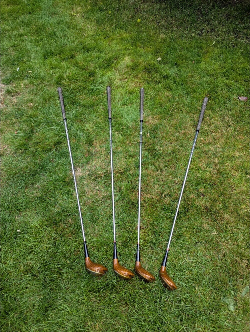 Vintage Ben Hogan Speed Slot Persimmon Wood Right Hand 1,2,3,4 Set-Steel Shafts